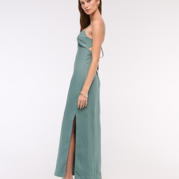 Abercrombie & Fitch Seafoam Midi Dress Sundress - Picture 3 of 12